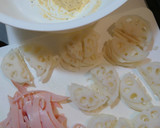 簡単！美味しい♪れんこんとハムのマヨチー作り方1写真