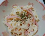 簡単!美味しい♪れんこんとハムのマヨチー作り方3写真