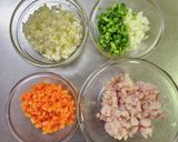 【離乳食中期】鶏むね肉と野菜の炊いたん作り方1写真