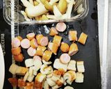 プチっと鍋の素で作る！余り物うどん。作り方1写真
