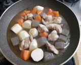 筑前煮（里いも）作り方5写真