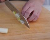 春菊と豚肉の香味ソースかけ作り方4写真