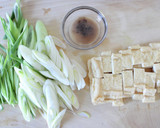 簡単美味しい【ネギと油揚げの中華炒め】作り方1写真
