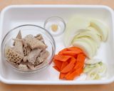 辛みがくせに～！　ハチノスの韓国⾵煮込み作り方1写真