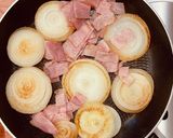 ベーコンと新玉ねぎのバターしょうゆ焼き作り方4写真