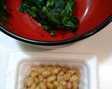 簡単！地味旨♪納豆とほうれん草のごま和え作り方2写真