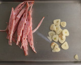 しめじとほうれん草のガリバタソテー作り方1写真