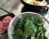 ひき肉野菜の甘辛チーズ炒めごはん作り方2写真