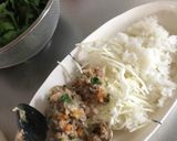 ひき肉野菜の甘辛チーズ炒めごはん作り方7写真