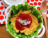 超簡単★スクランブルエッグのオムライス作り方11写真
