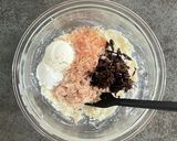 離乳食　ツナとひじきと豆腐でおやき作り方3写真