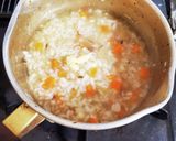 優しい味♪野菜とキノコのたまご雑炊作り方4写真