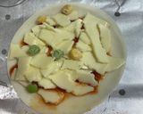超簡単、でおいしい餃子の皮のミニピザ作り方3写真