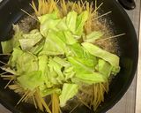 茅乃舎野菜だし★即席パスタ　納豆と柴漬け作り方3写真