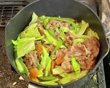牛肉と春キャベツのすき焼き風作り方3写真