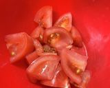 たっぷりパクチーとトマトのシンプルサラダ作り方1写真