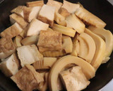 調味料は同量♪和の味♪筍と厚揚げの煮物作り方6写真