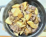 牛肉とたけのこのバター醤油混ぜご飯作り方7写真