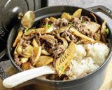 牛肉とたけのこのバター醤油混ぜご飯作り方9写真