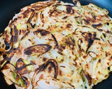 ＊私流・豆もやしと長ネギのチヂミ2種＊作り方5写真