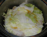 我が家の定番♪簡単蒸し豚白菜鍋♪作り方4写真