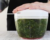 ［低糖質］レンジで蒸し鶏のニラソースがけ作り方6写真