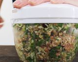 餃子の皮で簡単！海老ニラ饅頭作り方3写真