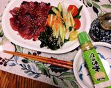 生かつおのお造りをワサビ醤油で！作り方2写真