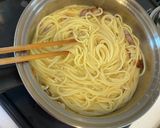 フルーツトマトとパンツェッタのパスタ作り方8写真