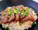 【楽めし】焼肉丼作り方3写真