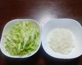 春キャベツの新玉ねぎドレッシングがけ作り方2写真