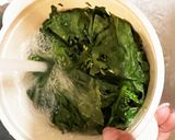【簡単4分】かき菜のめんマヨ和え作り方2写真