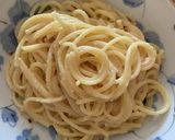 ワンパンめんたい粉クリームパスタ作り方7写真