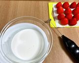 ホーローバットで、シフォン苺ケーキ作り方12写真