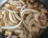かまぼこ入り親子丼作り方2写真