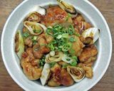 吉野家こがし焦がしねぎ焼き鳥丼風作り方6写真