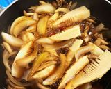 白ワインでさっぱりと♪鶏とたけのこ煮作り方4写真