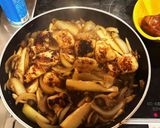 白ワインでさっぱりと♪鶏とたけのこ煮作り方5写真