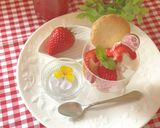 季節のフルーツパフェ(桃のパフェ)作り方10写真