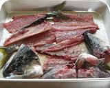 鯖のあらの汁もの作り方1写真