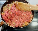 ミンチ肉のいろいろ具材作り方2写真