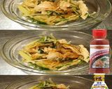 美味ドレチーズタッカルビ蒸し鶏と搾菜の和作り方1写真