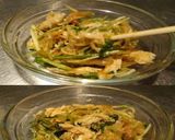 美味ドレチーズタッカルビ蒸し鶏と搾菜の和作り方2写真