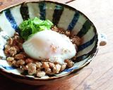 高たんぱく副菜★温玉納豆作り方3写真