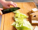 手抜き感薄らぐ厚揚げの辛味噌炒め作り方2写真
