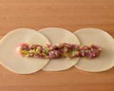 ホットプレートで薔薇餃子作り方4写真