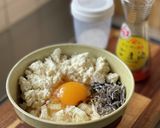 ライスペーパーのツナマヨ豆腐餅作り方2写真
