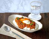 レンジですぐデキル！米粉キーマカレー作り方4写真