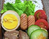 お弁当記録*6作り方1写真