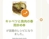 キャベツと挽肉の春雨炒め☻作り方8写真
